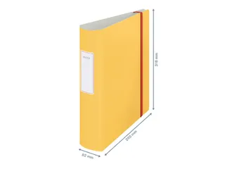 Ordner Leitz 1038 180° Active Cosy A4 82mm geel - 2