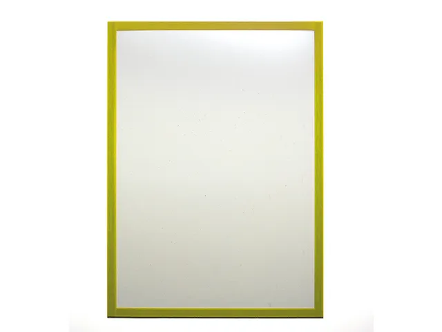 Magnetische insteekhoes A4 Geel set à 5 stuks