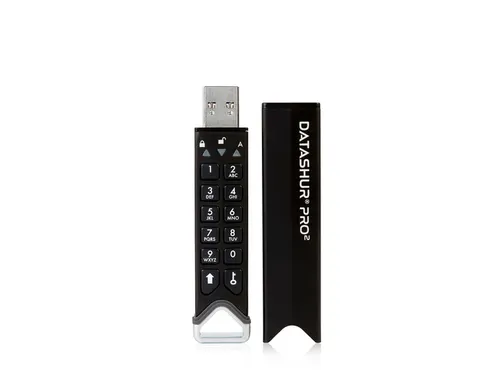 iStorage datAshur PRO2 USB Stick 32GB Gecodereerd Zwart