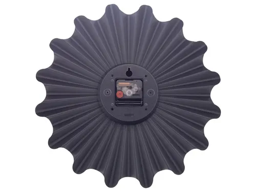 Metalen wandklok - 40cm - Stille klok - Bruin - Metaal - NeXtime "Sunn