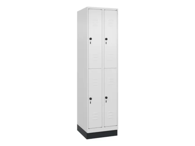 dubbeldekse locker,HxBxD 1950x500x500mm,2x2vak.,vak B 250mm