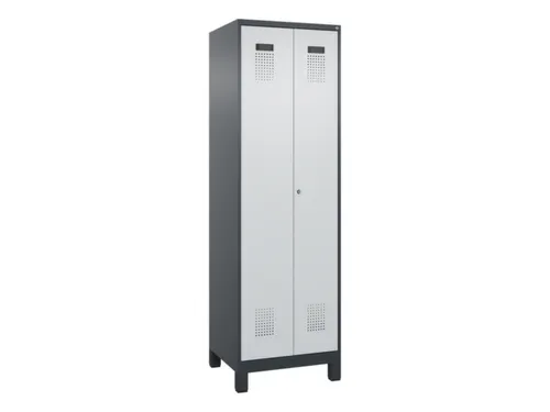 locker voor scheiding van kleding,HxBxD 1950x600x500mm,2vak
