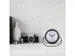 Wekker NeXtime Bubble alarm clock 11x8cm zwart metaal