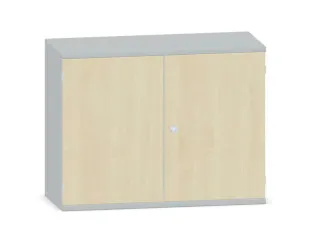Kantoorkast 770x1000x430mm Decor Romp Lichtgrijs Decor Front Esdoorn - 1