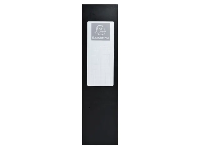 Klasseerdoos glansk. rug 80mm A4 zwart