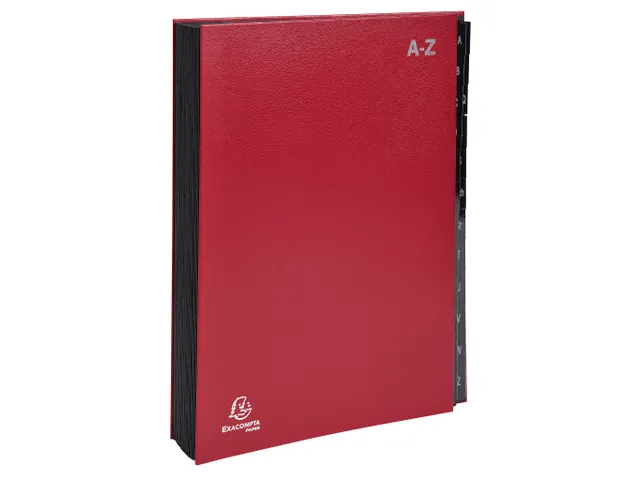 Sorteermap Ordonator A-Z 24vak rood