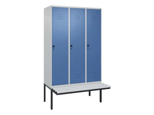 locker voor scheiding van kleding,HxBxD 2120x1200x815mm,3vak