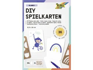 DIY Speelkaarten Folia Blanco 6.5x10cm pak 36 stuks - 4