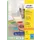 Avery Zweckform Gekleurde Afneembare Etiketten 63.5x33.9mm Blauw