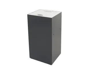 V-Part Top met klepdeksel voor Modulaire Afvalbak 85 en 90 L Wit - 5