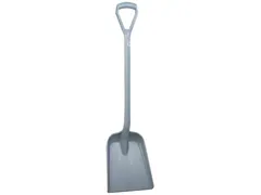 Hygiene 5625-88 schop D-greep grijs steel 104cm blad 33x27cm