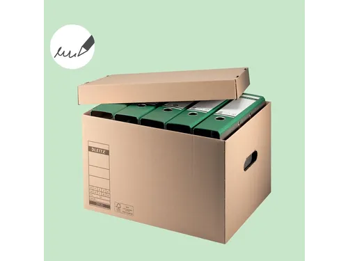 Transportdoos Leitz Premium 335x280x440mm bruin