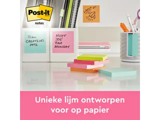 Memoblok 3M Post-it 654 76X76mm Roze - 2