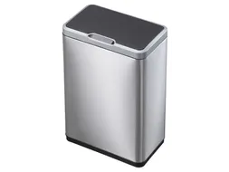 Afvalbak EKO Mirage Sensor 20+20 Liter mat RVS