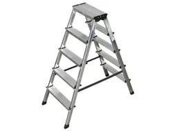Lichte Universele Trapladder Tweezijdig 1.18m H 0 86m 2x5treden