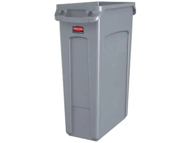 Rubbermaid afvalcontainer Slim Jim 87 liter grijs