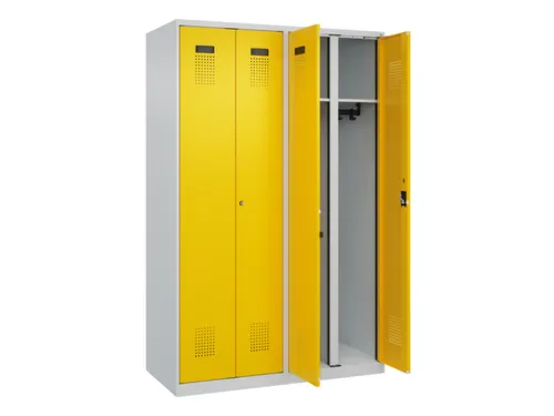 locker voor scheiding van kleding,HxBxD 1850x1200x500mm,4vak