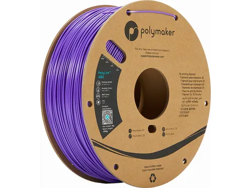 Polymaker PolyLite ABS filament 1,75 mm Paars 1kg