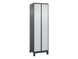 locker,HxBxD 1950x600x500mm,2vak,vak B 300mm,cil.-slot,voeten