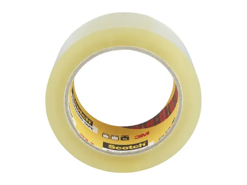 Verpakkingstape Scotch Heavy 50mmx66m PP transparant hotmelt 6 rollen