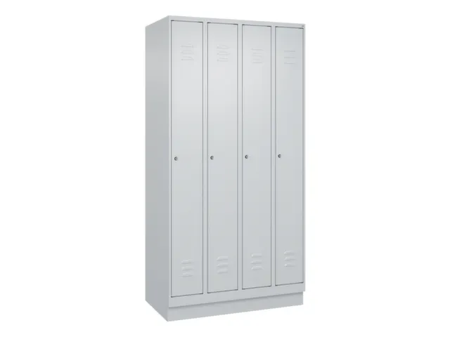 locker,HxBxD 1950x1000x500mm,4vak,vak B 250mm,cil.-slot,sokkel