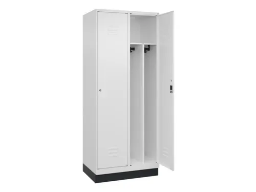 locker voor scheiding van kleding,HxBxD 1950x800x500mm,2vak