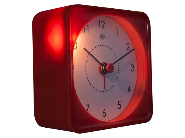 Alarmklok nXt Nathan 7.3x7.3x3.3cm oranje