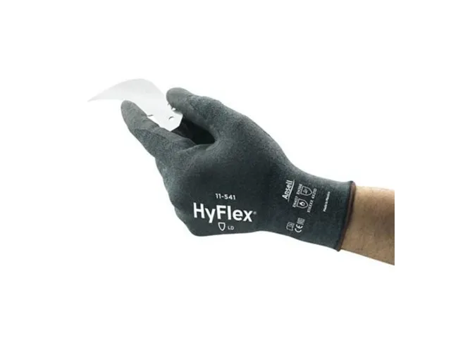 Ansell HyFlex 11-541 snijbestendige handschoenen, zwart, maat 8, 144 p