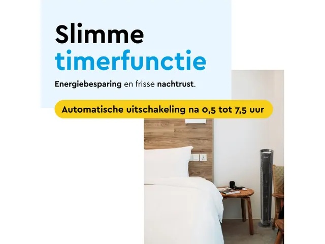Torenventilator F500 zwart 79cm Stille Ventilator