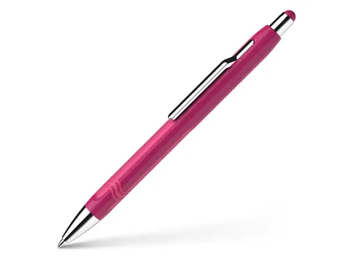 Balpen Schneider Epsilon XB huls braamrood, blauwschrijvend