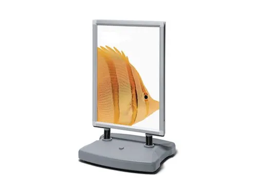 Stoepbord Windtalker City Plastic Voet A1 Zilver