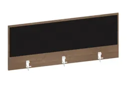 baliepaneel,v. bureau,aanbouw achter,B 1200mm,NT-cherry,BN8033-zwart