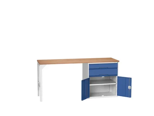 werkbank,HxBxD 930x2000x600mm,multiplexblad,2voeten/1container