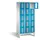 Lockerkast 1850x900x500mm 3x5 vakken Cilinderslot Poten, RAL5012