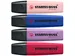 Markeerstift STABILO Boss Wildflower assorti 4 stuks