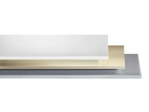 afdekplaat,v. bijzetkast,HxBxD 25x1200x500mm,hout gelakt decor esdoorn