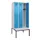 locker met bank,HxBxD 2120x900x815mm,3vak,vak B 300mm,draaigrendel