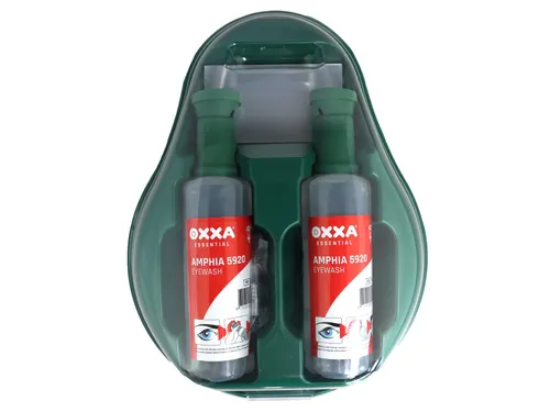 OXXA Bravis 5930 wandhouder inclusief 2 OXXA oogspoelflessen 500 ml