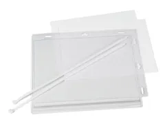 DURABLE waterbestendige infohoes A5 met kabelbinders