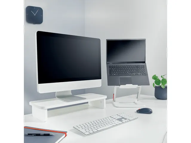 Ergo monitorstandaard, wit