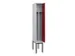 locker voor scheiding van kleding,HxBxD 2120x300x500mm,1vak