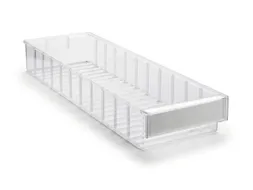 Transparante Assortimentsdoos Hxbxd 82x186x600mm Polystyreen