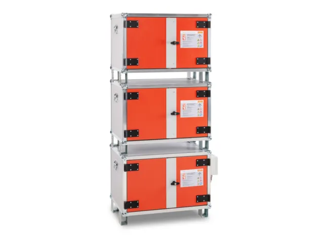 Set Stapelvoeten,V. Lithium-Ion Ladekast