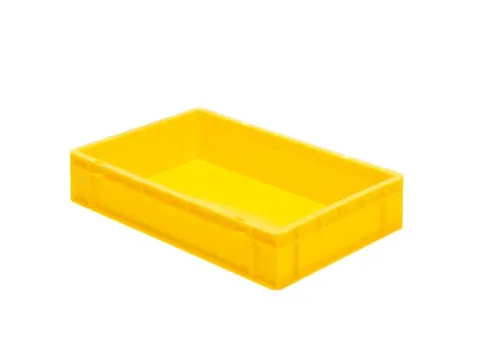 Euronorm-stapelbak 22l 120x600x400mm Wanden/bodem Gesloten Geel