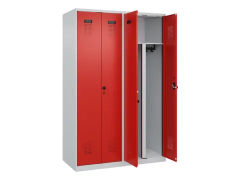 PBM-locker,HxBxD 1850x1200x500mm,4vak,vak B 300mm,draaigrendel