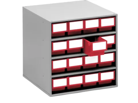 Bakkenunit Bxhxd 400X395X400Mm 16Bakken Rood Behuizing Ral7035