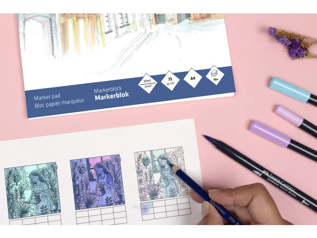 Workshoppakket vrouw met planten FC incl. toebehoren NL