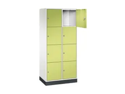 grootvolume-lockersysteem,HxBxD 1950x820x500mm,2x4vakken,cil.-slot