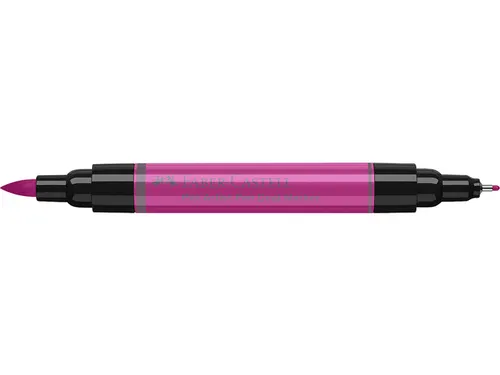 Tekenstift Faber-Castell Pitt Artist Pen duo marker 125 purper middel