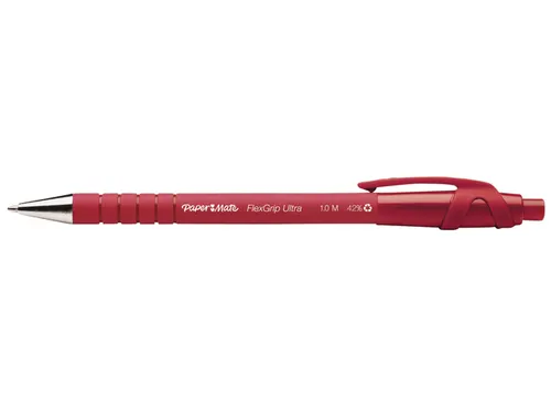Balpen Paper Mate Flexgrip Ultra medium rood